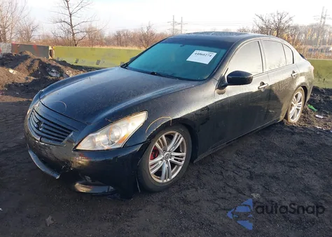 2012 Infiniti G37X z USA, uszkodzony, nr VIN JN1CV6AR8CM683130